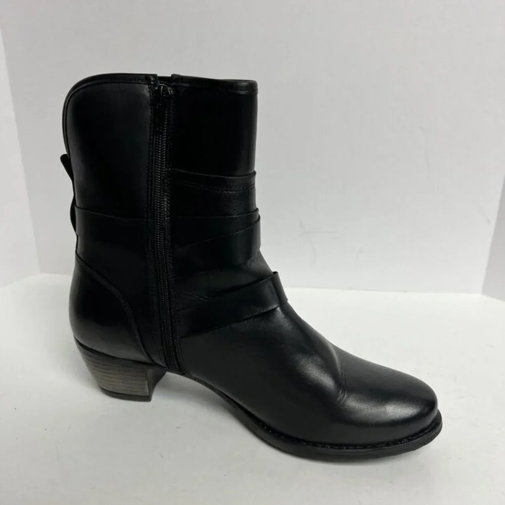 Eric Michael Womens Melina Bootie Black Size EU41 M US10.5-11